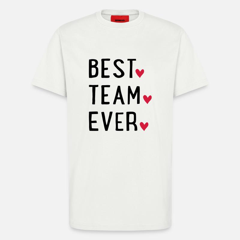 BESTTEAMEVER - T-Shirt - made by SPREAD - OFF WHITE