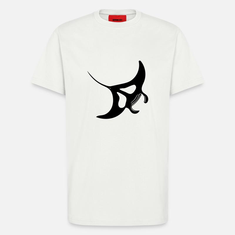 Manta Ray Vector - T-Shirt - made by SPREAD - OFF WHITE