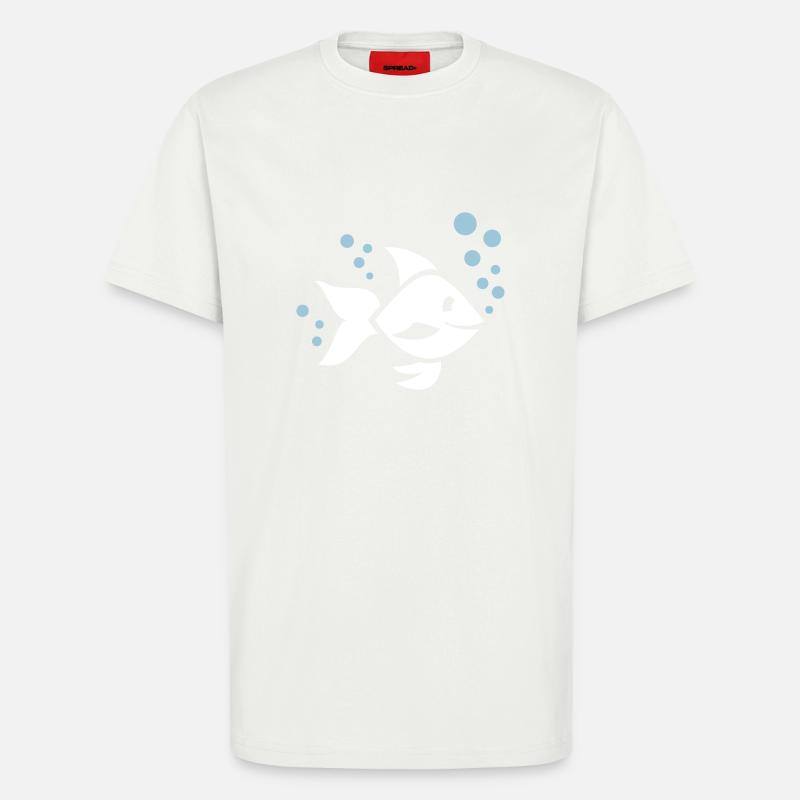 Fisch - T-Shirt - made by SPREAD - OFF WHITE