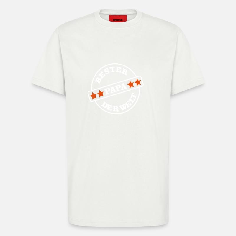 Bester Papa der Welt - T-Shirt - made by SPREAD - OFF WHITE
