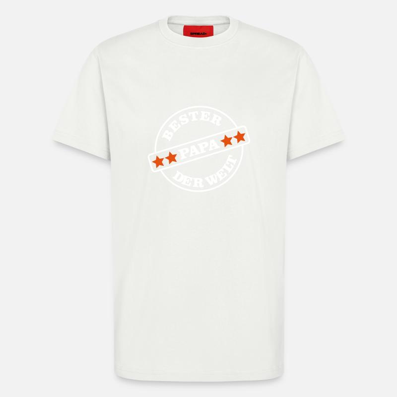 Bester Papa der Welt - T-Shirt - made by SPREAD - OFF WHITE