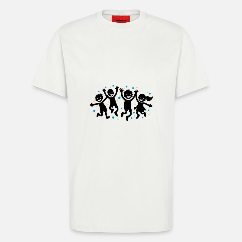Kinder Freude Kindergarten - T-Shirt - made by SPREAD - OFF WHITE