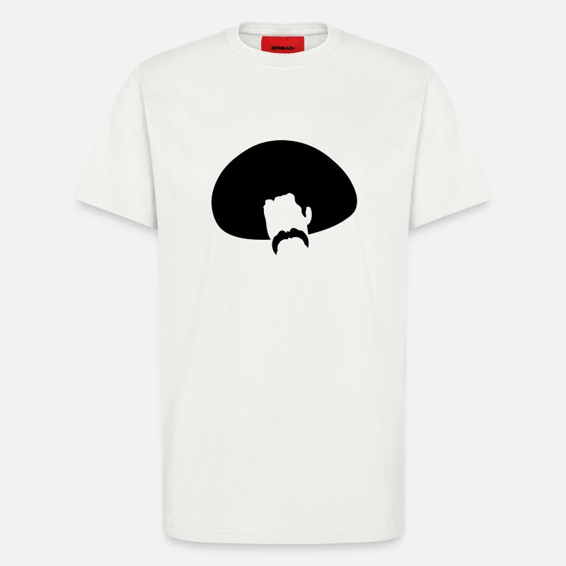 Mexikanischen Hut Schnurrbart mustache5 - T-Shirt - made by SPREAD - OFF WHITE