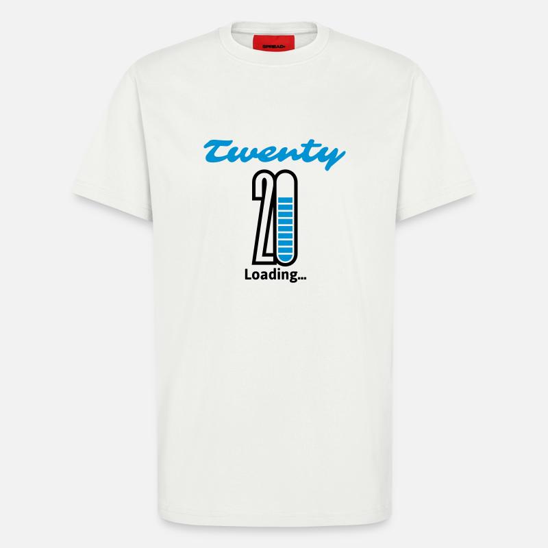 Twenty Loading ... - T-Shirt - made by SPREAD - OFF WHITE