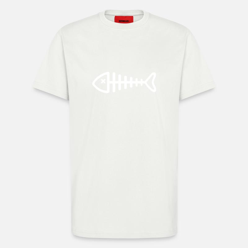 Fischgräte - T-Shirt - made by SPREAD - OFF WHITE