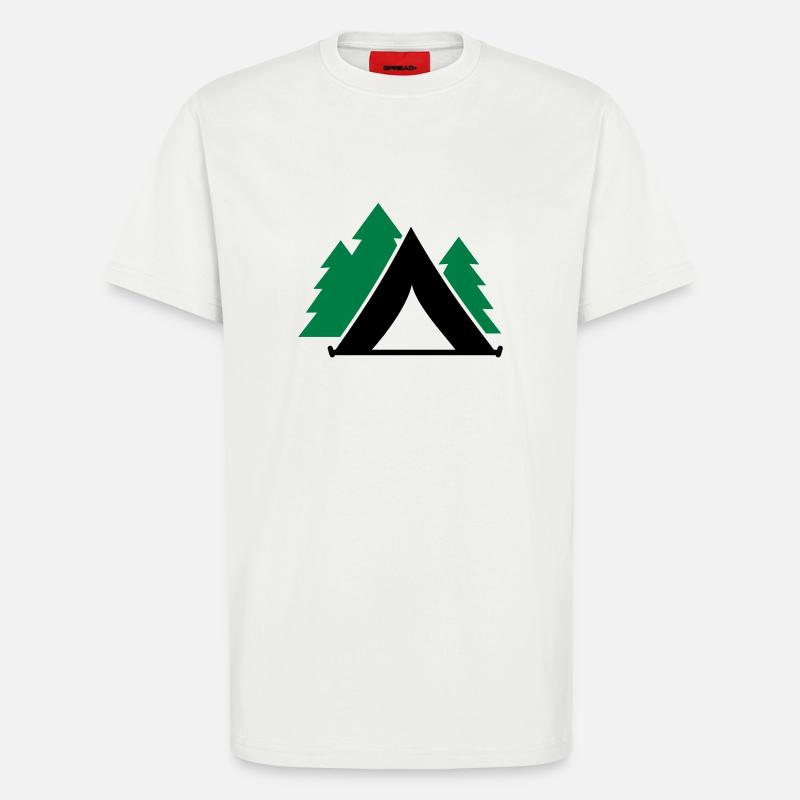 Zelt - T-Shirt - made by SPREAD - OFF WHITE