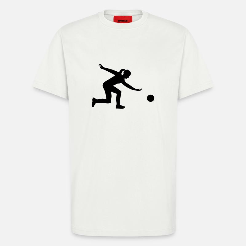 Bowling - T-Shirt - made by SPREAD - OFF WHITE
