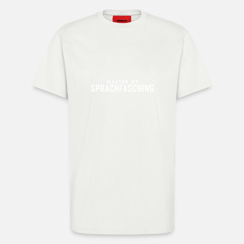 sprachfasching - T-Shirt - made by SPREAD - OFF WHITE