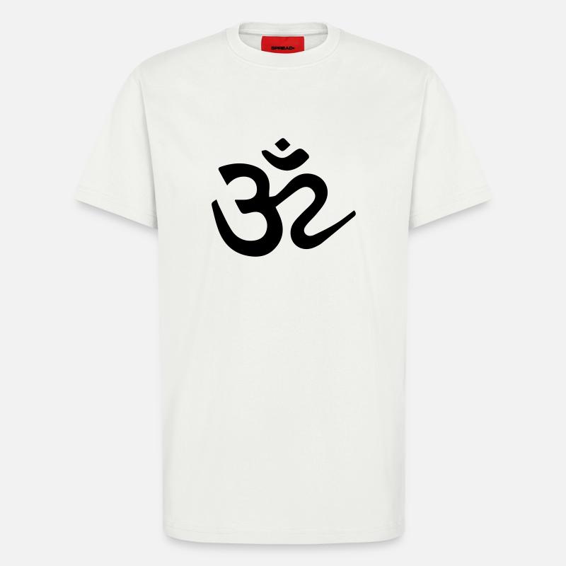 Om - T-Shirt - made by SPREAD - OFF WHITE