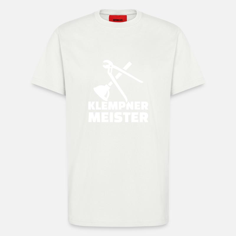 Klempner - T-Shirt - made by SPREAD - OFF WHITE