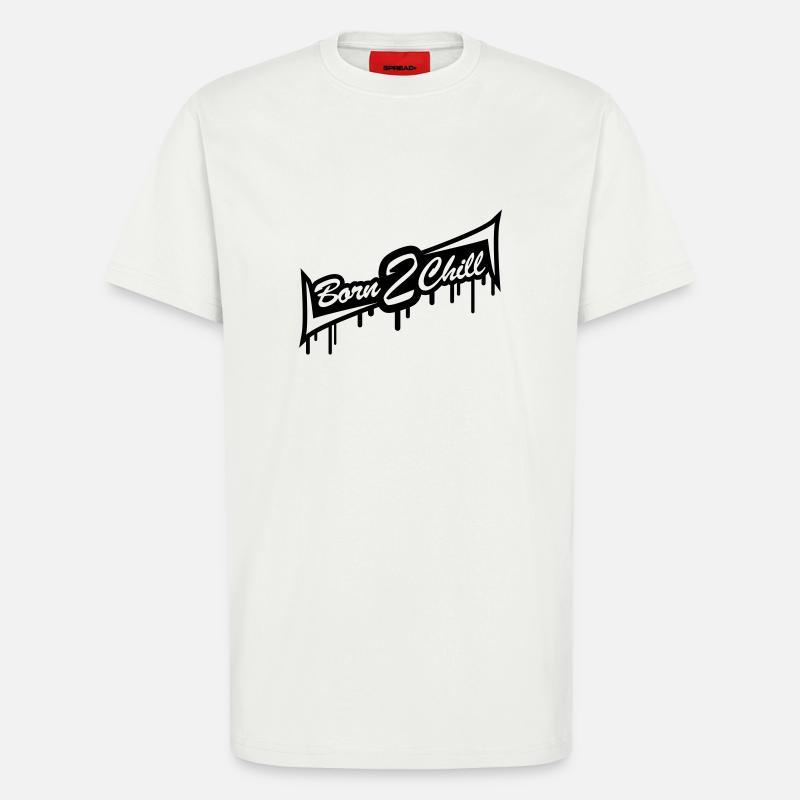 Born 2 Chill - T-Shirt - made by SPREAD - OFF WHITE