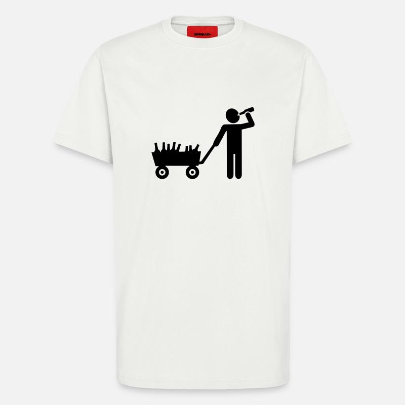 Alkohol - T-Shirt - made by SPREAD - OFF WHITE