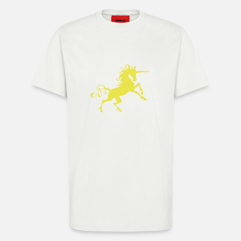 Heraldisches Einhorn - T-Shirt - made by SPREAD - OFF WHITE