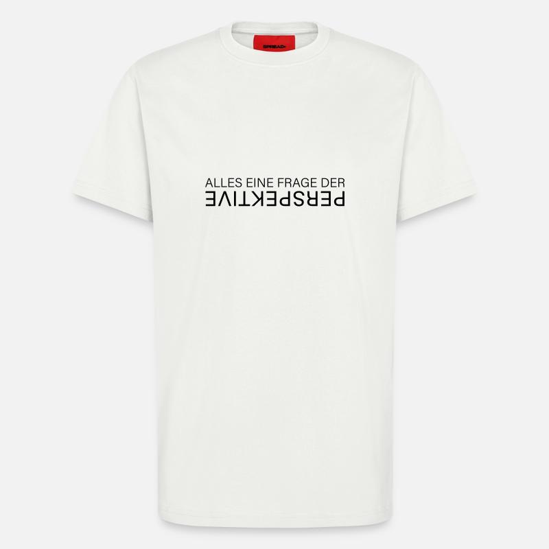 PERSPEKTIVE - T-Shirt - made by SPREAD - OFF WHITE