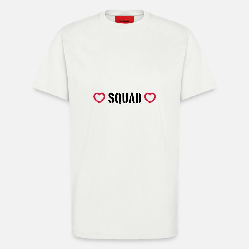 Squad Herz - T-Shirt - made by SPREAD - OFF WHITE