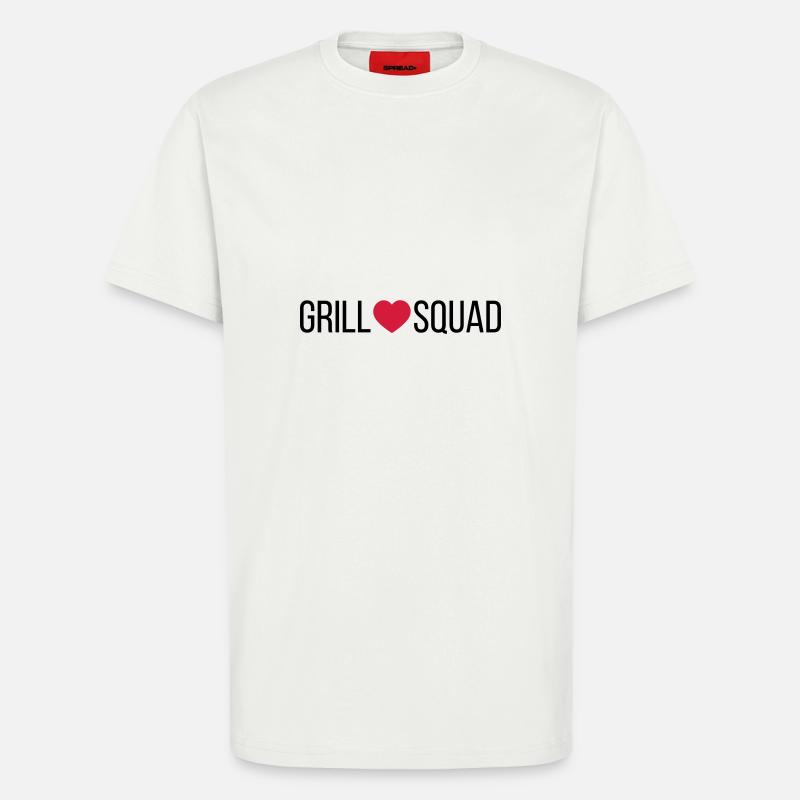 Grill Squad Herz - T-Shirt - made by SPREAD - OFF WHITE