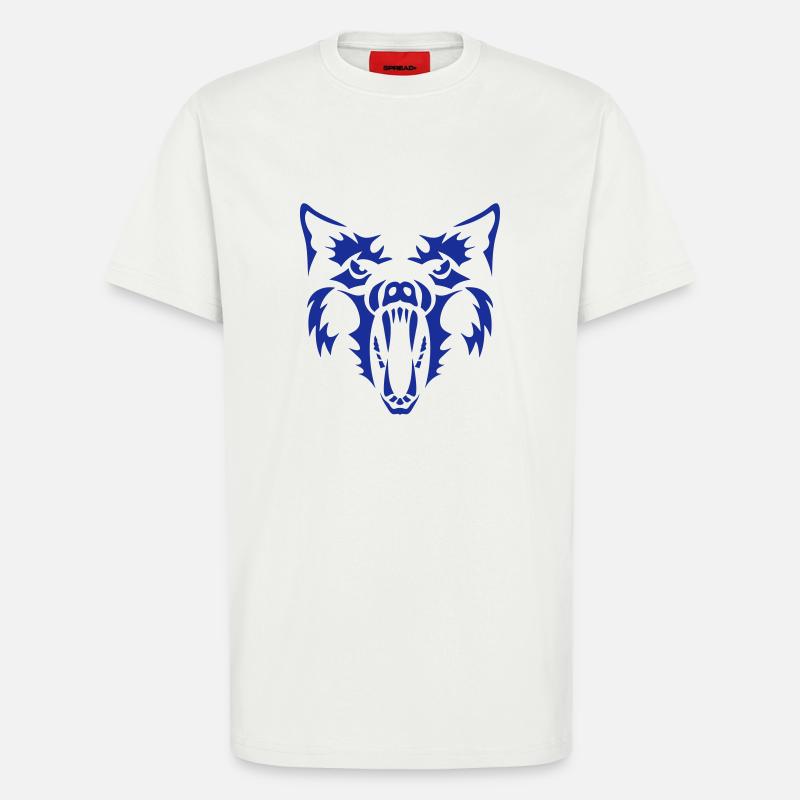 wolf werewolf werewolf 3 - T-Shirt - made by SPREAD - OFF WHITE