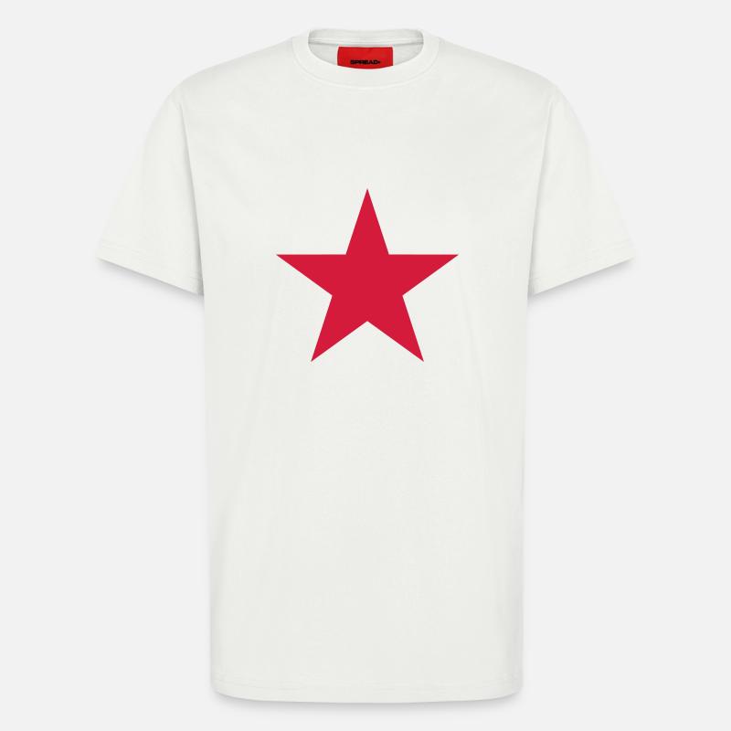 Stern - T-Shirt - made by SPREAD - OFF WHITE