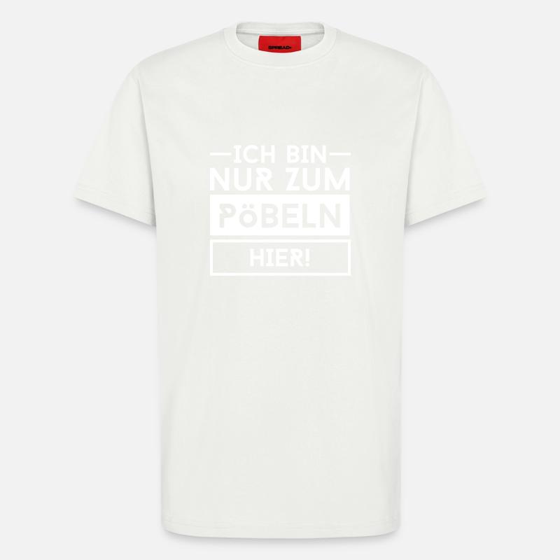 pöbeln - T-Shirt - made by SPREAD - OFF WHITE