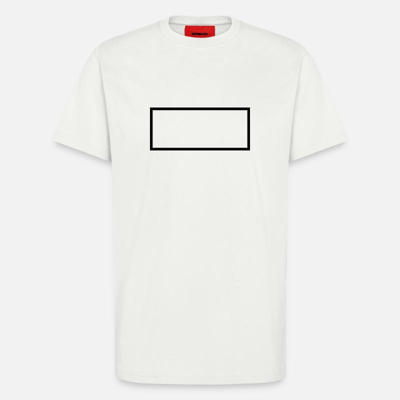 Rectangle - Rechteck - Form - Customize it ! - T-Shirt - made by SPREAD - OFF WHITE