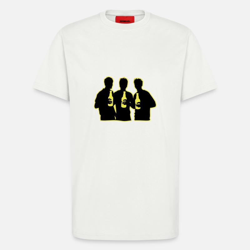 Team Bier Mannschaft - T-Shirt - made by SPREAD - OFF WHITE