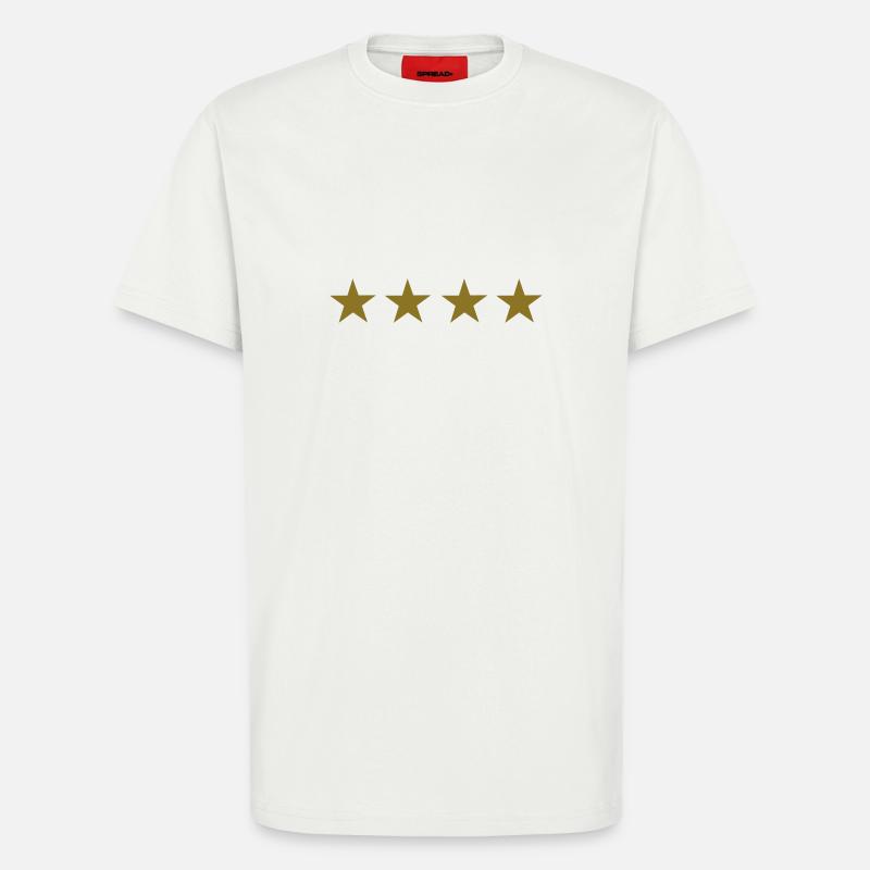 Sterne - T-Shirt - made by SPREAD - OFF WHITE