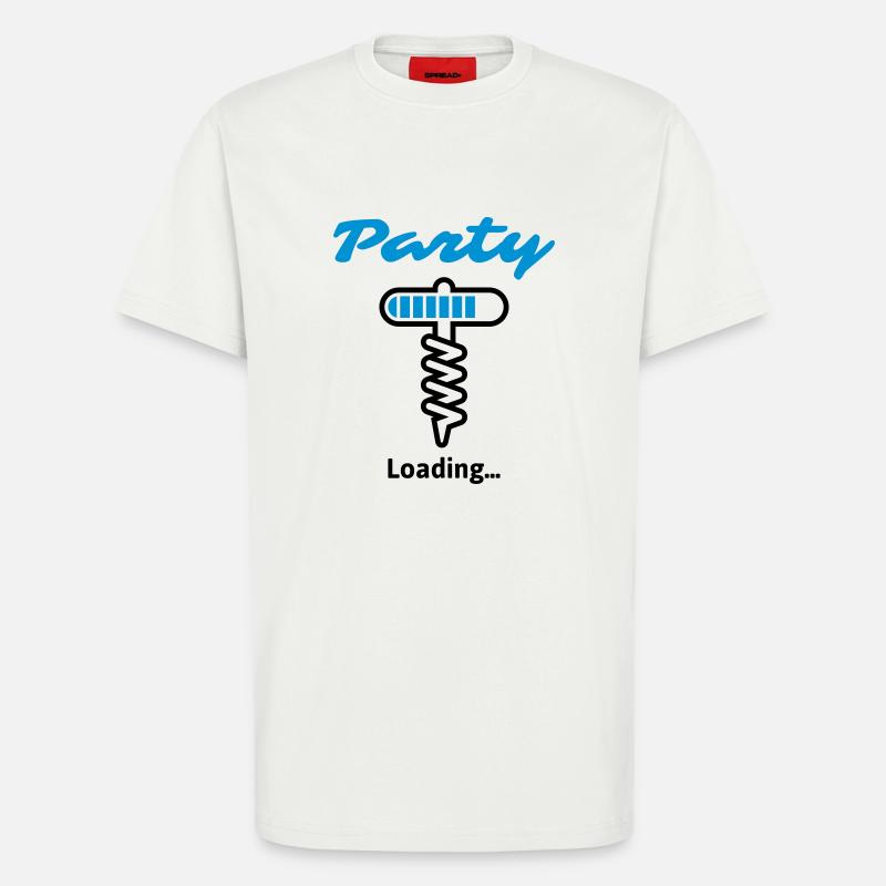 Party Loading ... - T-Shirt - made by SPREAD - OFF WHITE