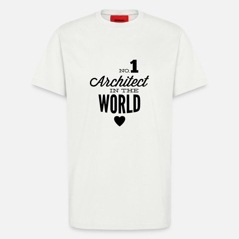 Bester Architekt der Welt - T-Shirt - made by SPREAD - OFF WHITE