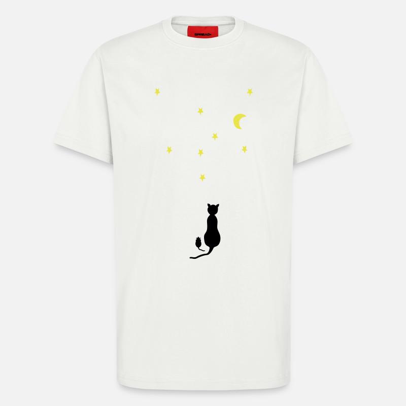 Cat and Mouse - T-Shirt - made by SPREAD - OFF WHITE