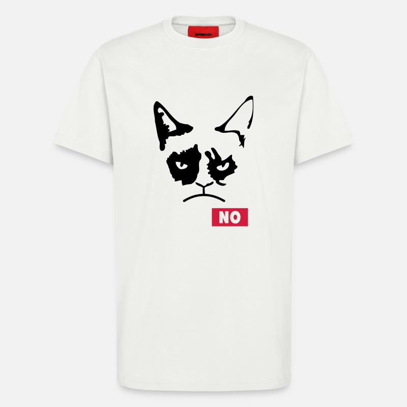 Grumpy Cat - T-Shirt - made by SPREAD - OFF WHITE