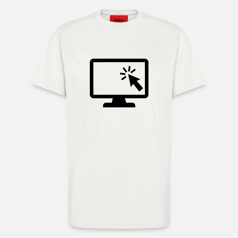 Computer - T-Shirt - made by SPREAD - OFF WHITE