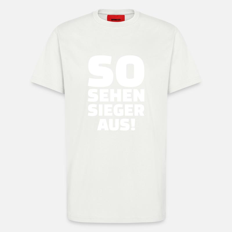Sieger - T-Shirt - made by SPREAD - OFF WHITE