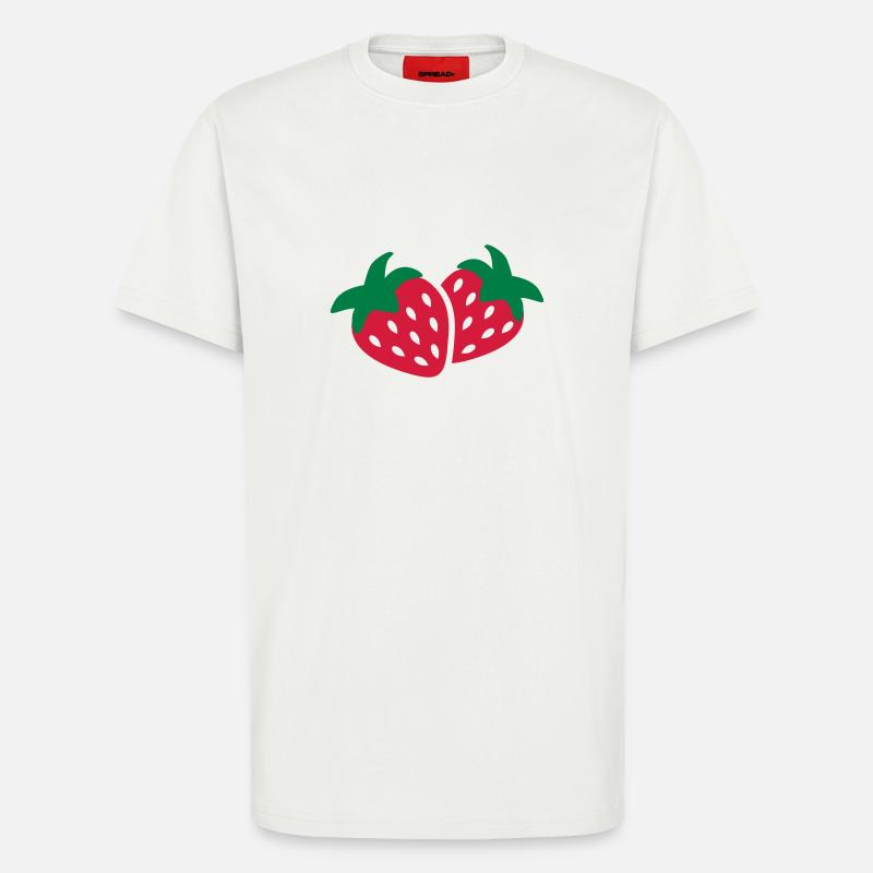 Erdbeere - T-Shirt - made by SPREAD - OFF WHITE