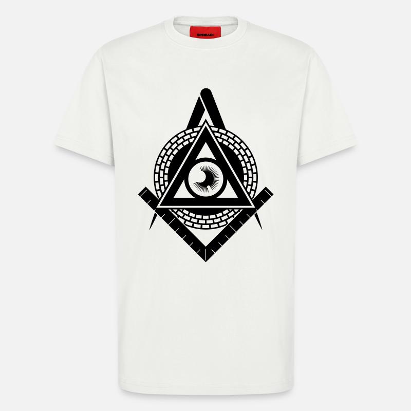 Illuminati - T-Shirt - made by SPREAD - OFF WHITE