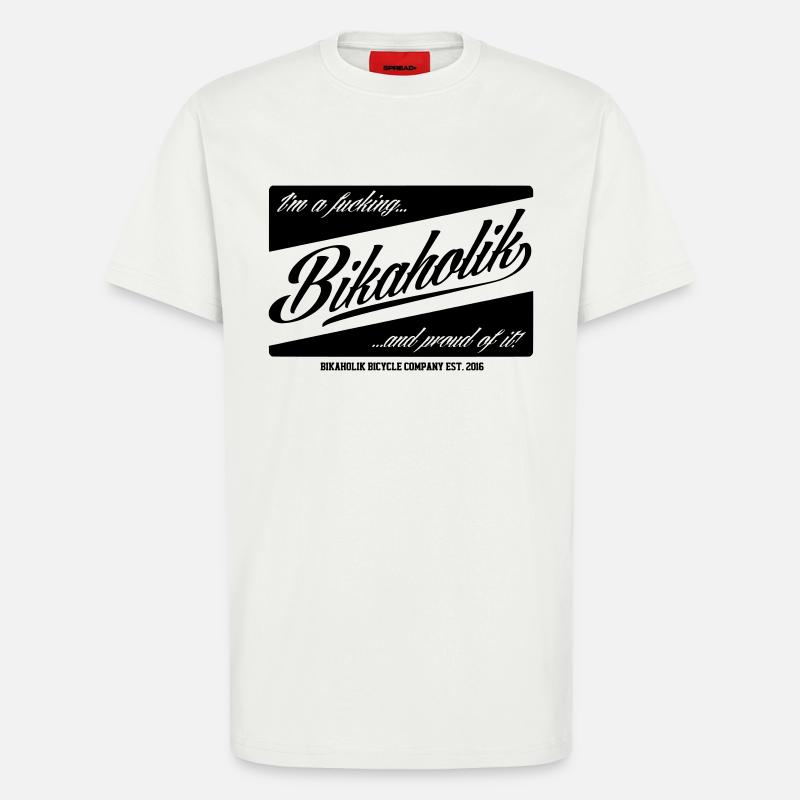 F* Bikaholik - T-Shirt - made by SPREAD - OFF WHITE