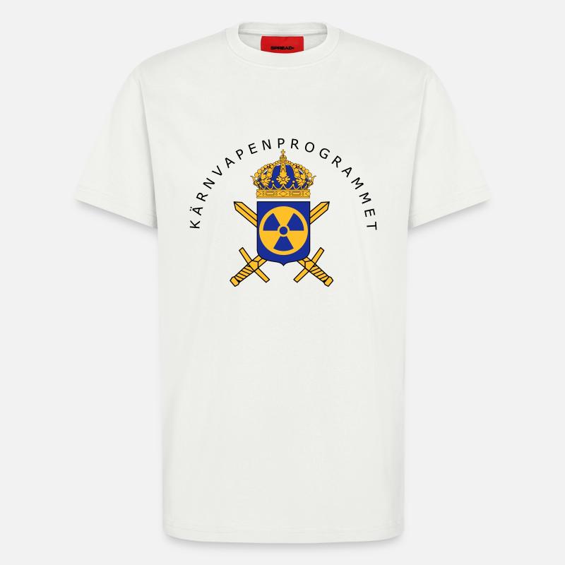 Das schwedische Atomwaffenprogramm - T-Shirt - made by SPREAD - OFF WHITE