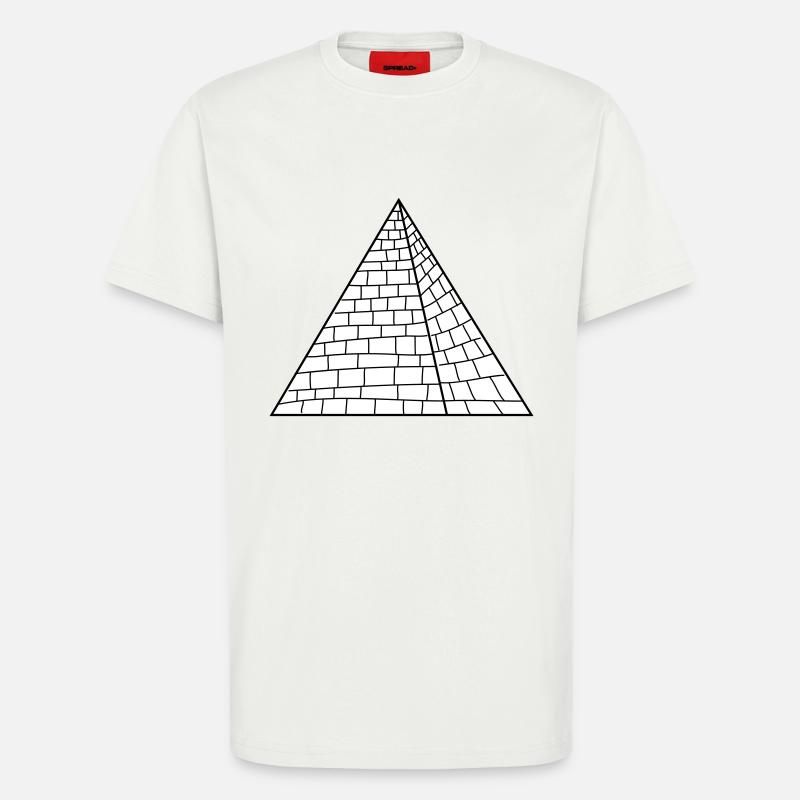 Pyramide - T-Shirt - made by SPREAD - OFF WHITE