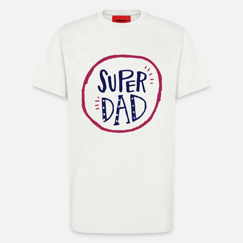 Super Dad - T-Shirt - made by SPREAD - OFF WHITE