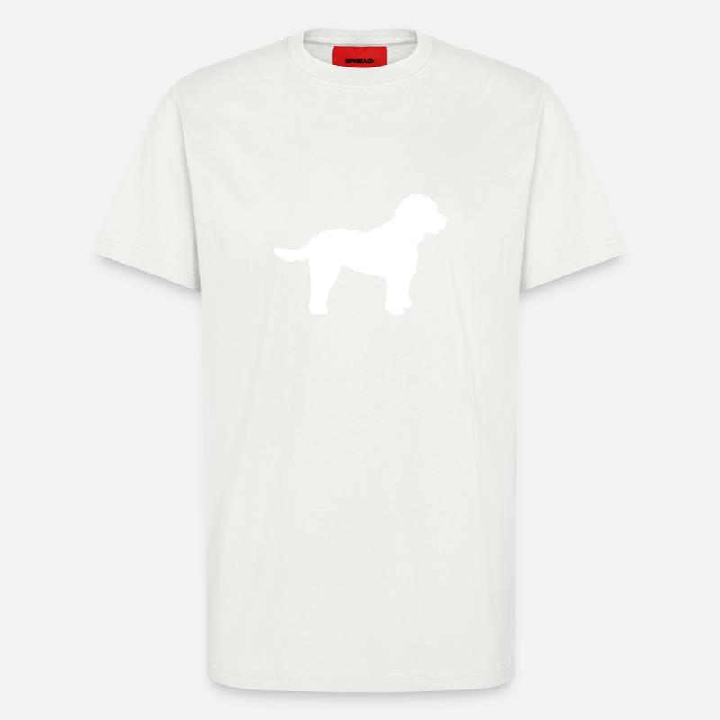 Cockapoo - T-shirt bio décontracté fabriqué en UE - OFF WHITE