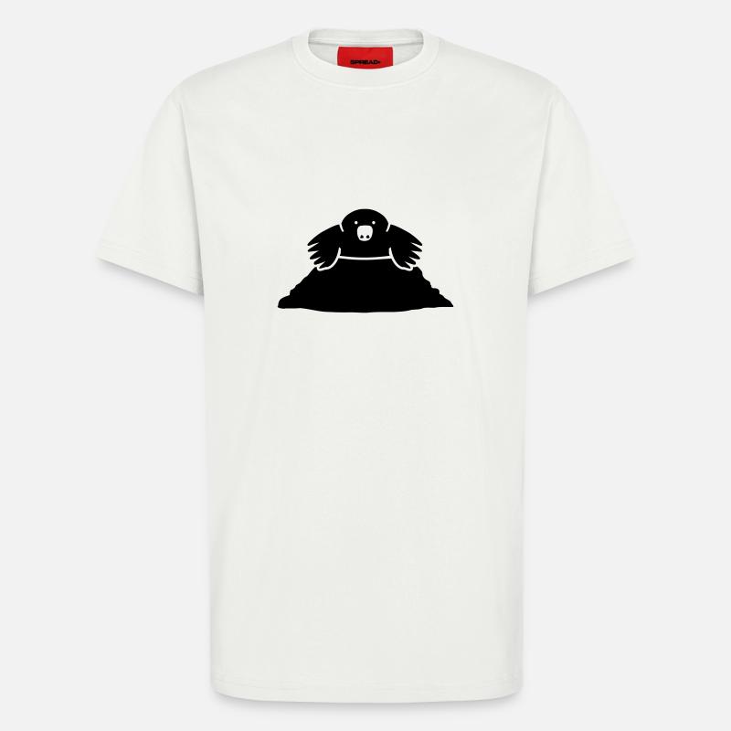 Maulwurf - T-Shirt - made by SPREAD - OFF WHITE