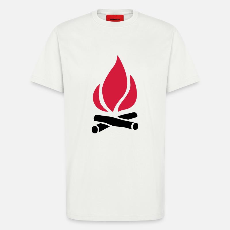 Lagerfeuer - T-Shirt - made by SPREAD - OFF WHITE