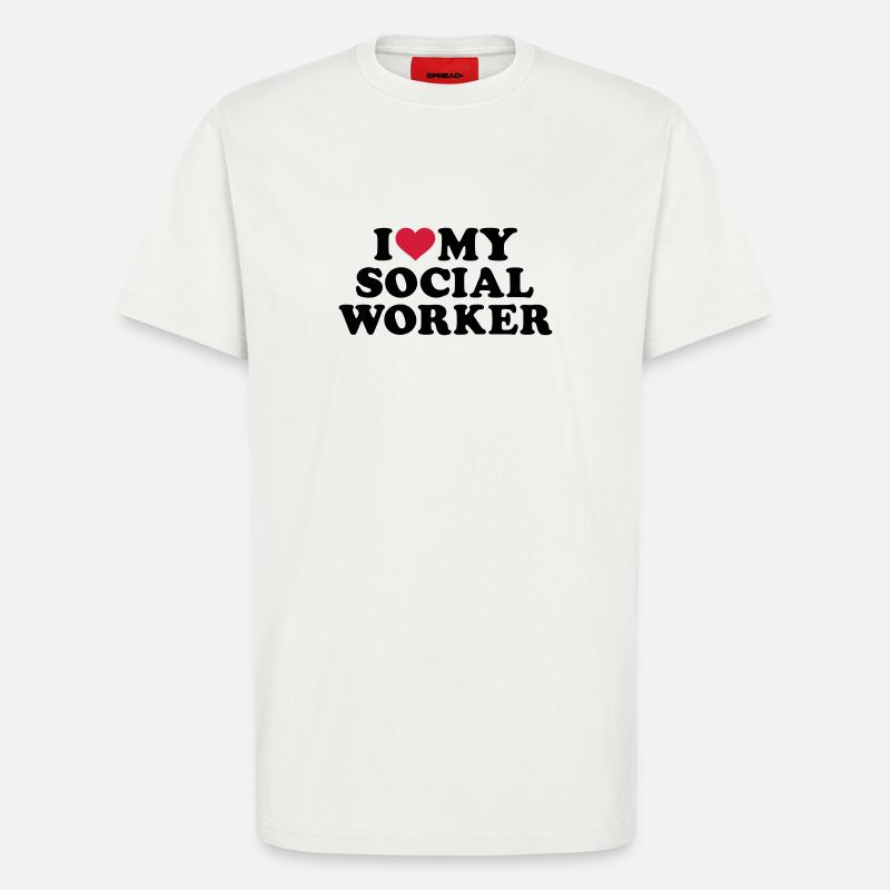 Sozialarbeiter - T-Shirt - made by SPREAD - OFF WHITE