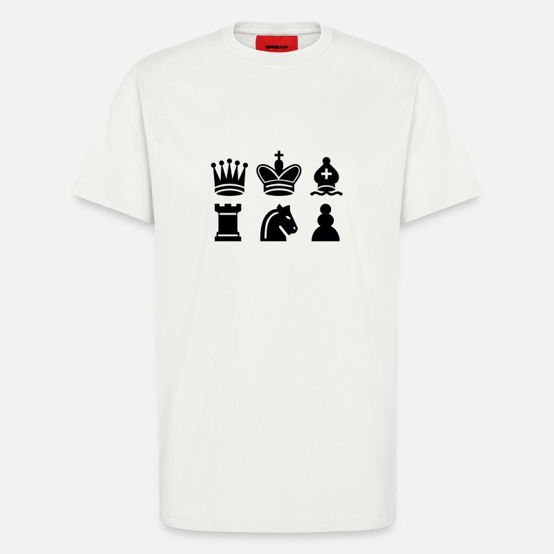 Chess - T-Shirt - made by SPREAD - OFF WHITE