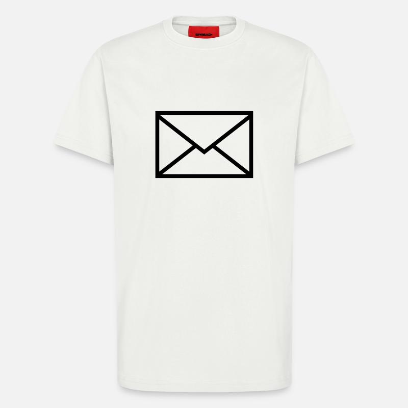 Mail envelope - T-Shirt - made by SPREAD - OFF WHITE