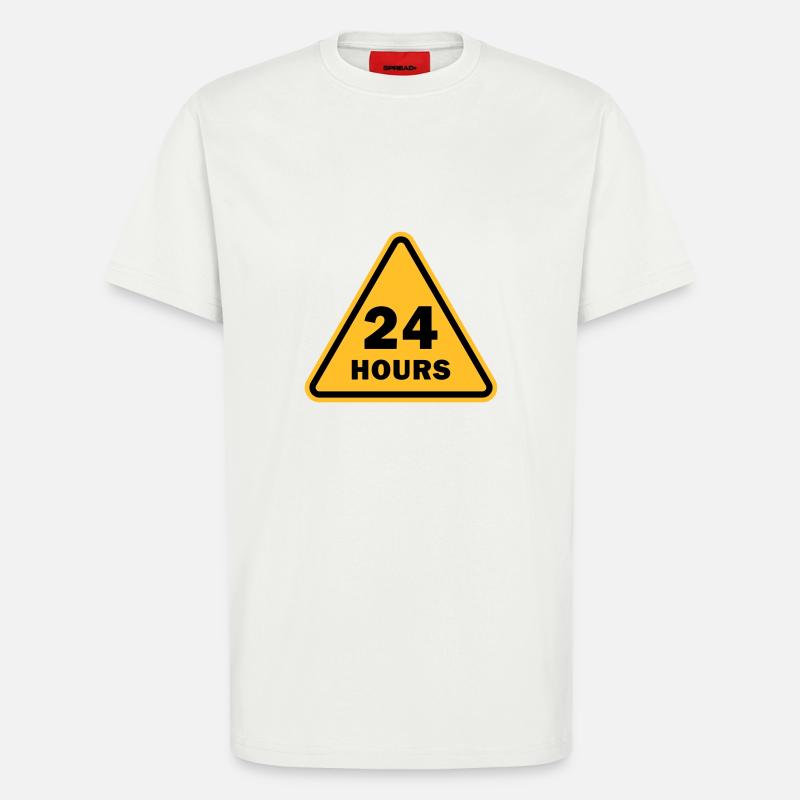 24 Stunden Service 24/7 - T-Shirt - made by SPREAD - OFF WHITE