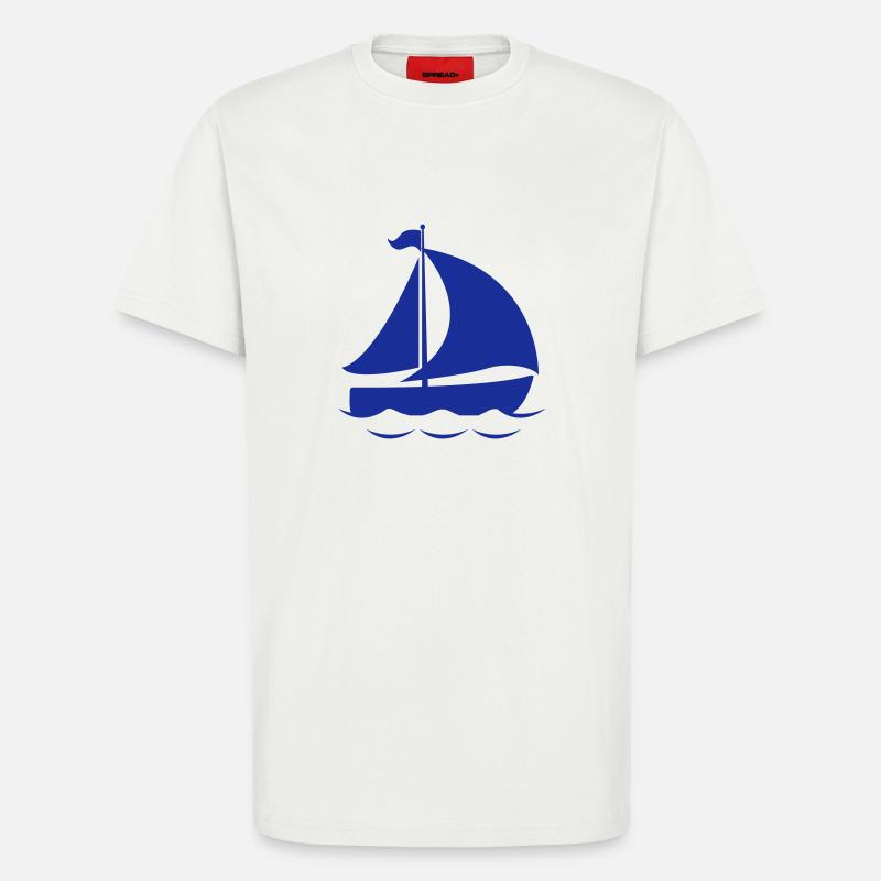 Schiff - T-Shirt - made by SPREAD - OFF WHITE
