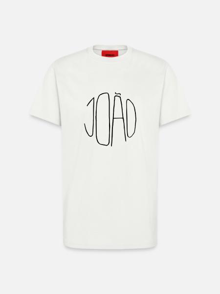 Joao - T-shirt bio décontracté fabriqué en UE - OFF WHITE