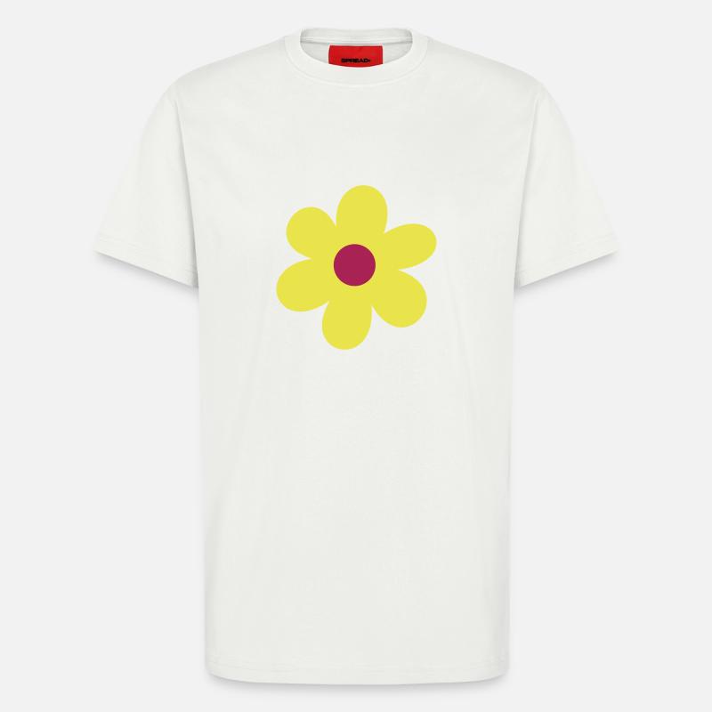 Blumen - T-Shirt - made by SPREAD - OFF WHITE