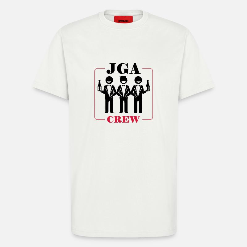 Junggesellenabschied Crew - T-Shirt - made by SPREAD - OFF WHITE