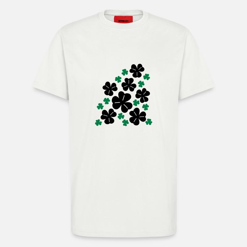 Kleeblätter - T-Shirt - made by SPREAD - OFF WHITE